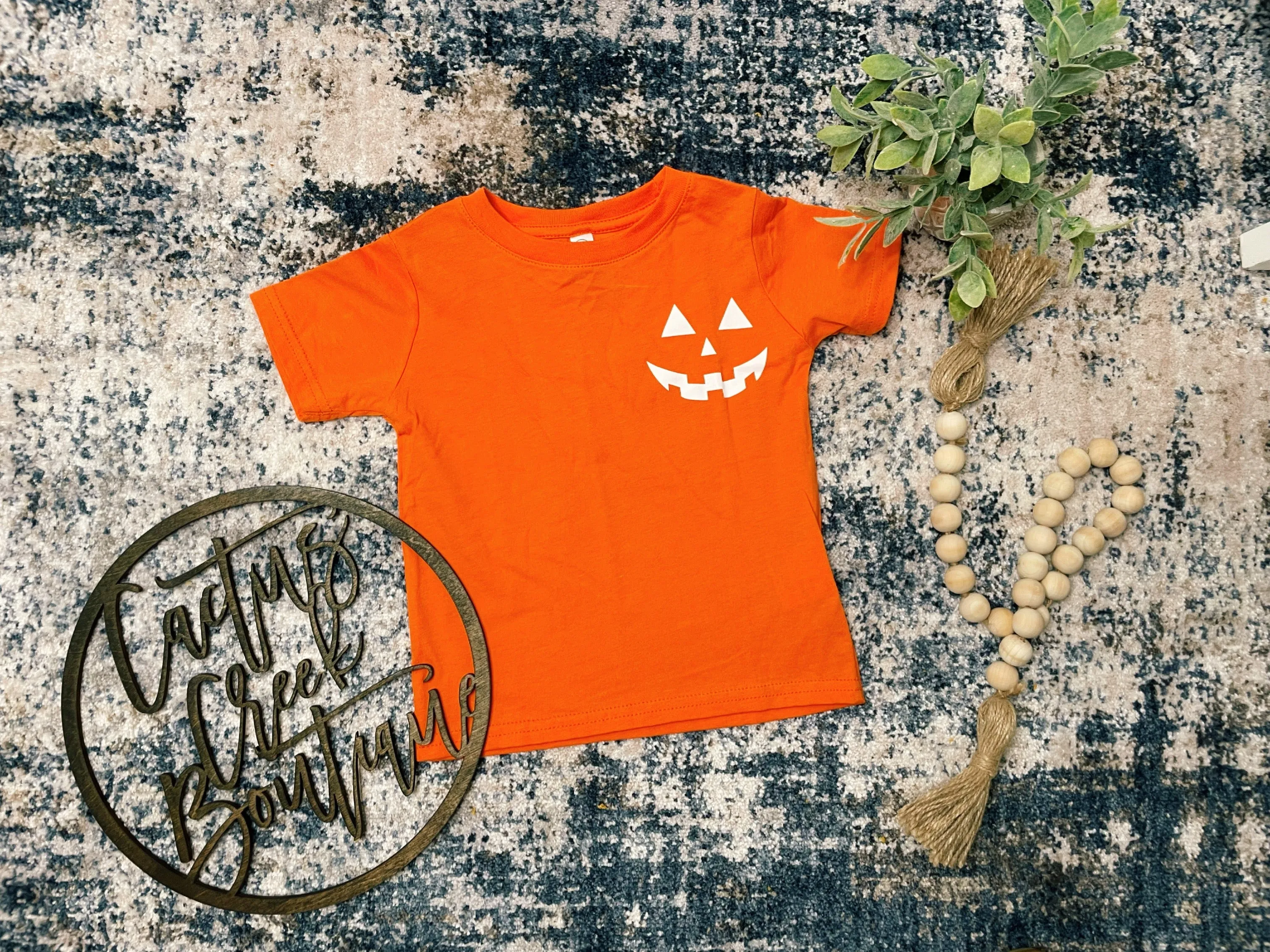 Kids Pumpkin Pocket Tee