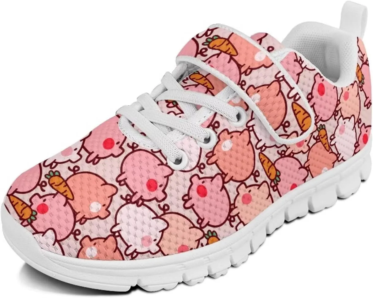 Kids Tennis Shoes School Running Shoes Slip On Sneakers for Boys Girls