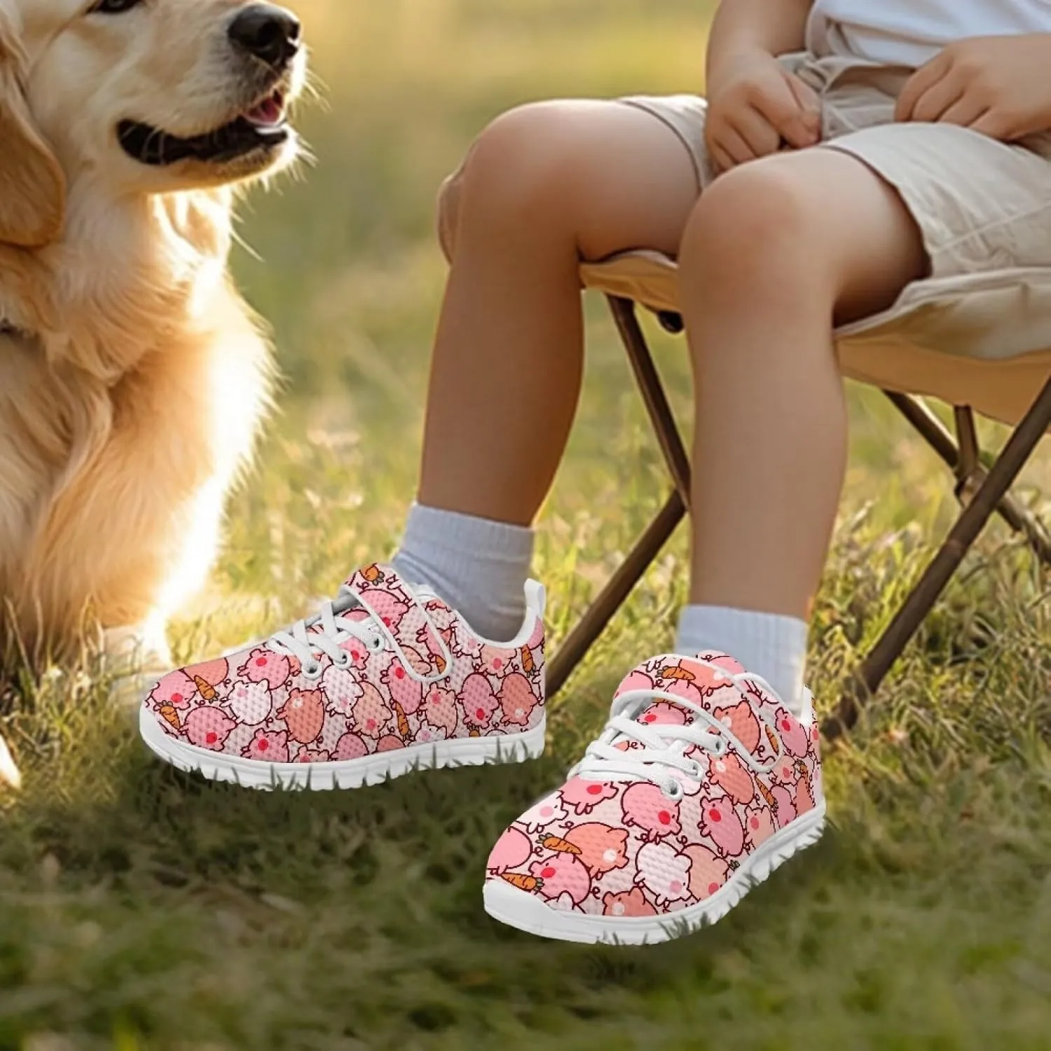 Kids Tennis Shoes School Running Shoes Slip On Sneakers for Boys Girls