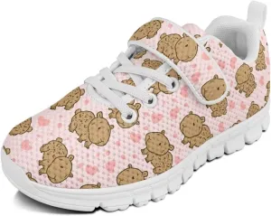Kids Tennis Shoes School Running Shoes Slip On Sneakers for Boys Girls