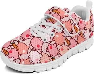 Kids Tennis Shoes School Running Shoes Slip On Sneakers for Boys Girls
