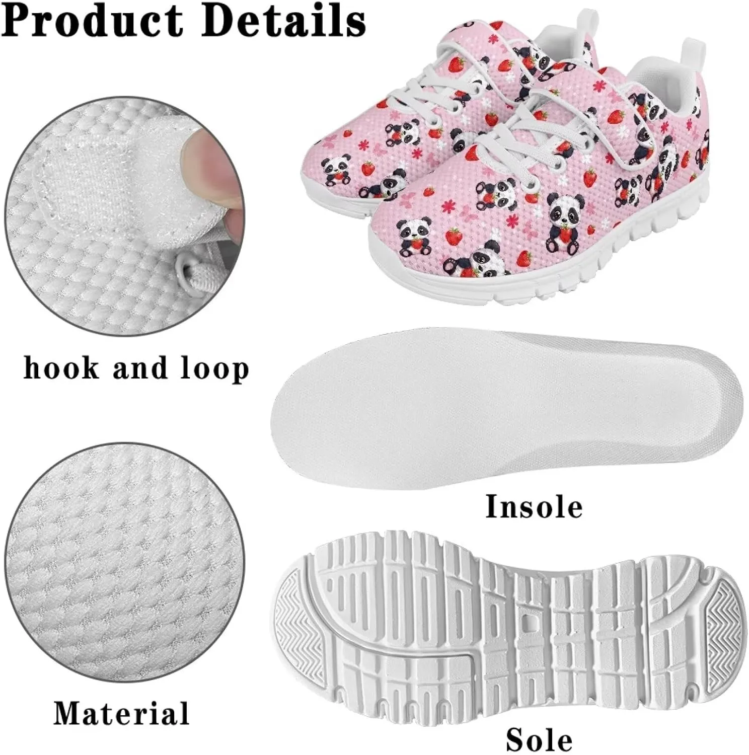 Kids Tennis Shoes School Running Shoes Slip On Sneakers for Boys Girls