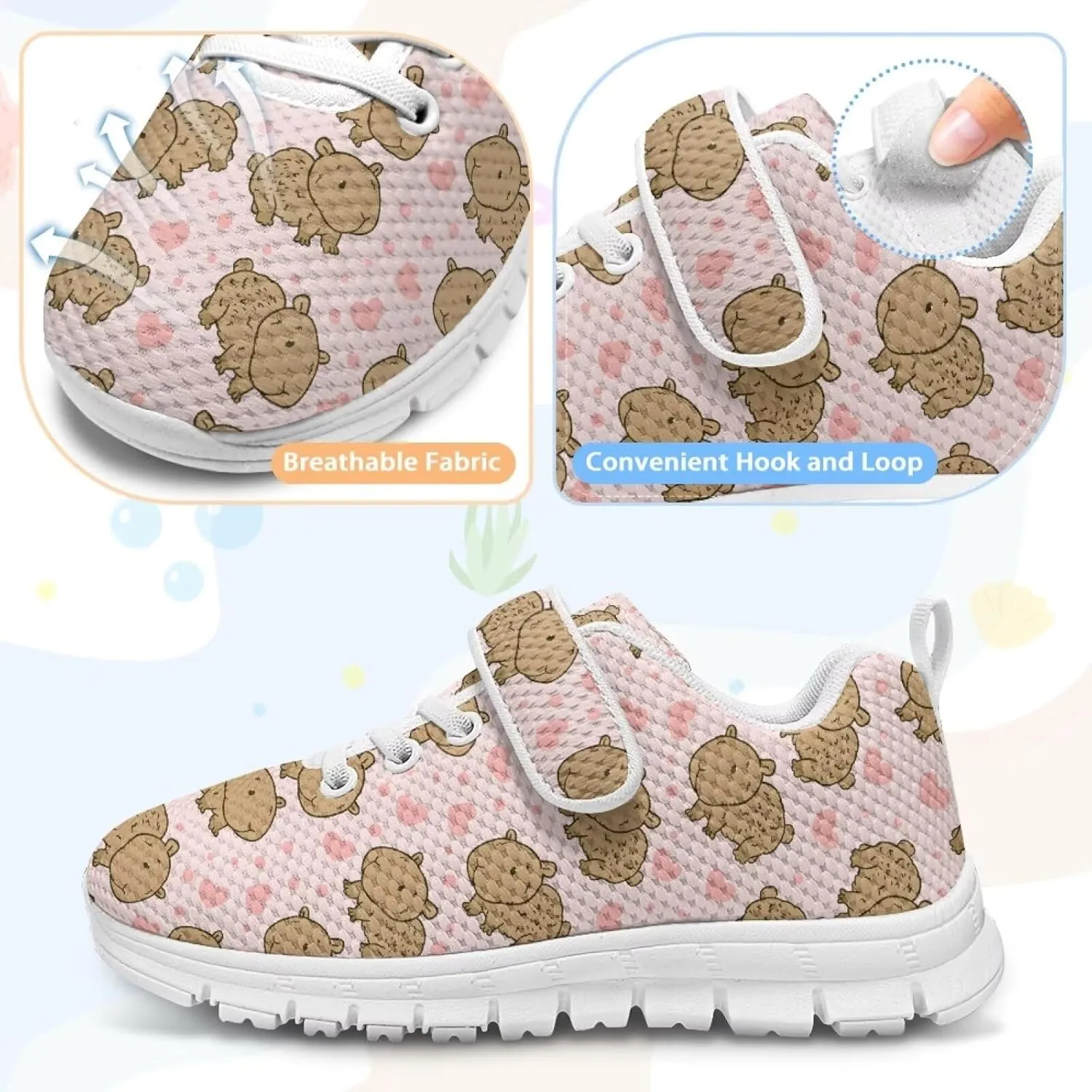Kids Tennis Shoes School Running Shoes Slip On Sneakers for Boys Girls