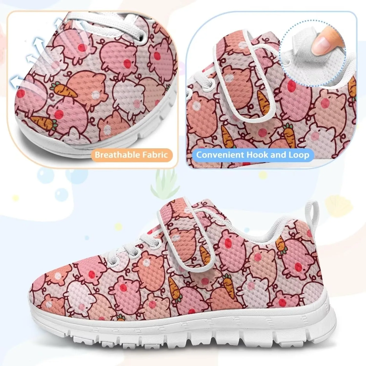 Kids Tennis Shoes School Running Shoes Slip On Sneakers for Boys Girls