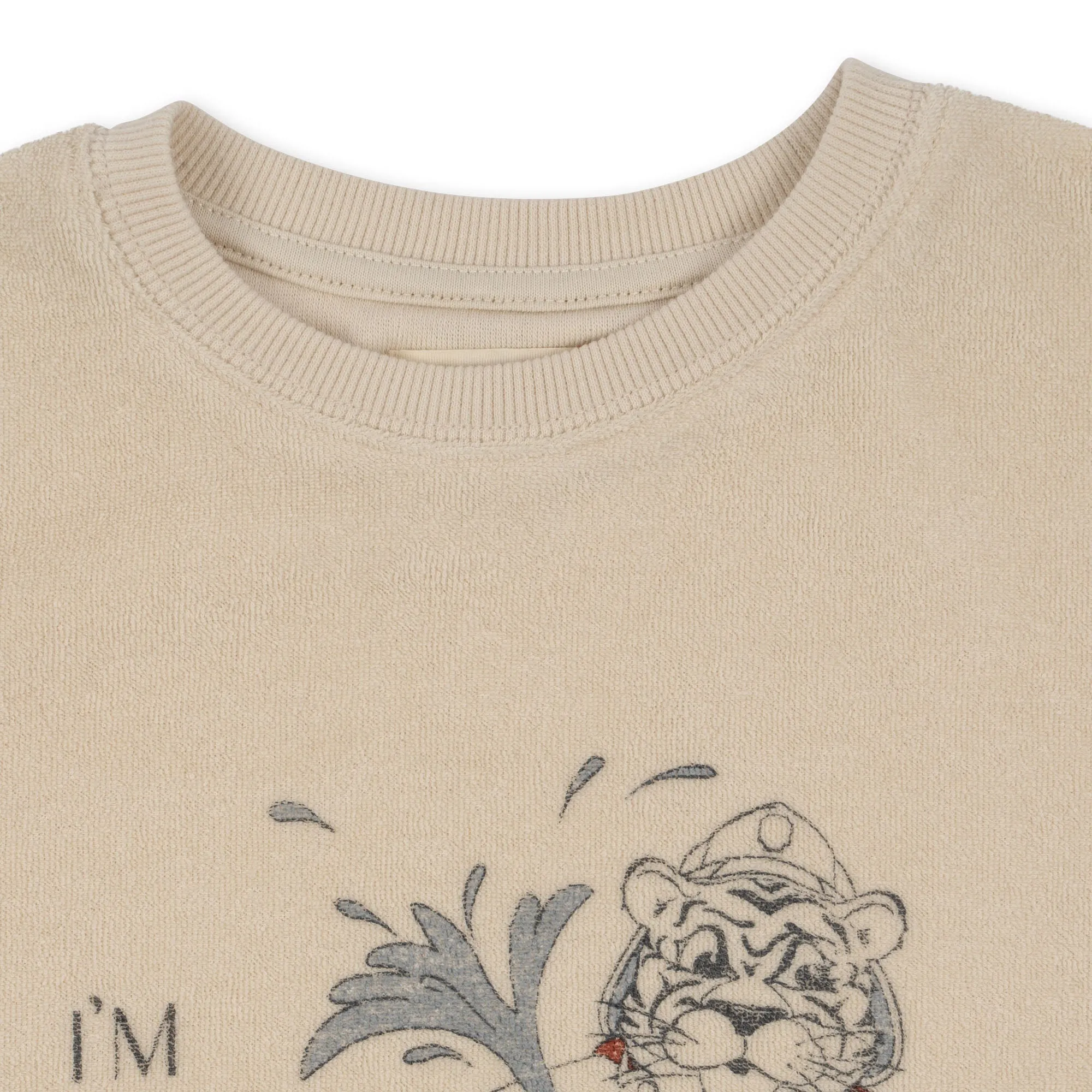 Konges Sljd Itty Terry Cloth T-Shirt - Antique White