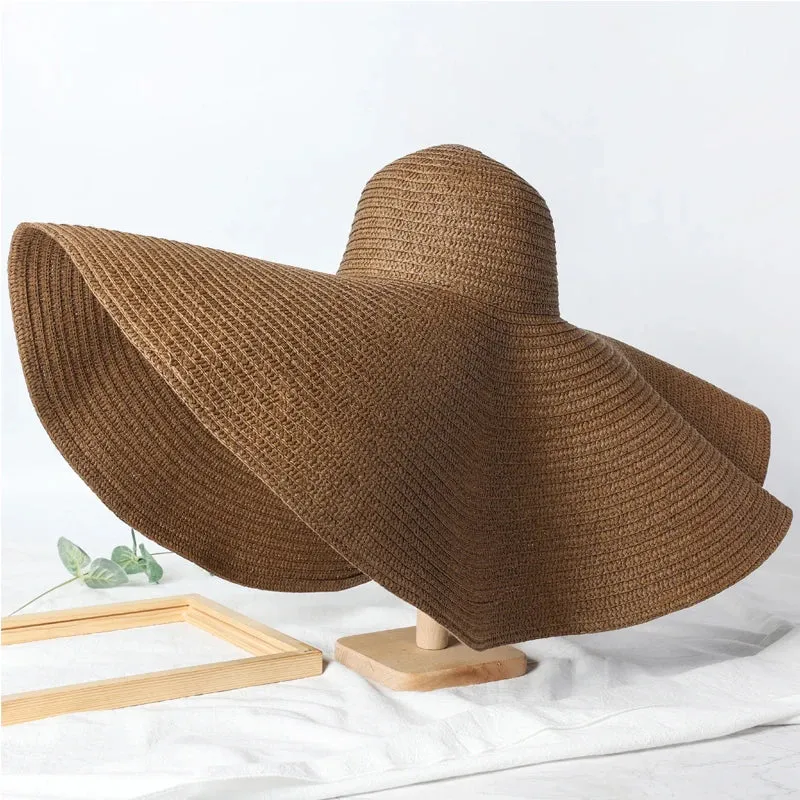 Large Summer Wide Brim Sun Hat 70cm