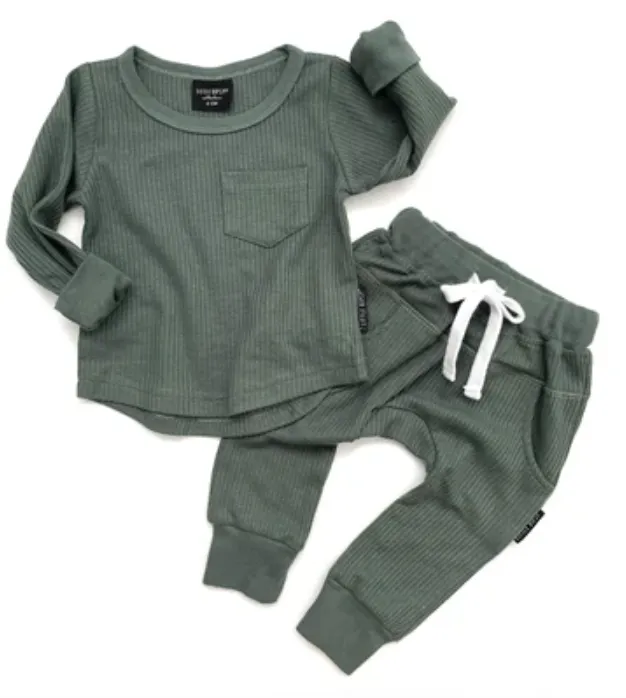 Little Bipsy - Thermal Joggers in Forest