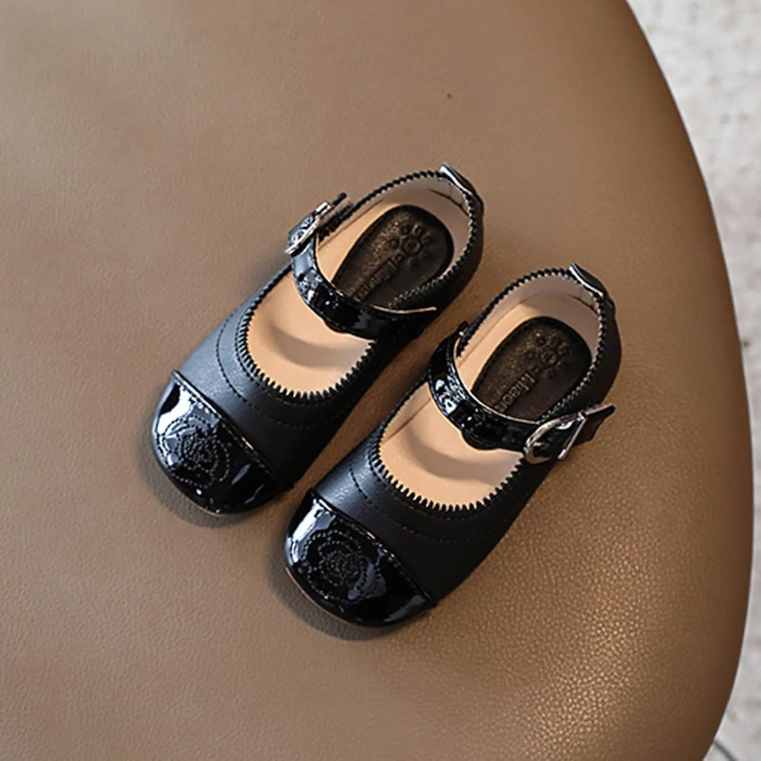 Little Toddler Girls Dress Shoes Ballerina Ballet Flat Kids Mary Jane for Wedding Part Kids School Shoes