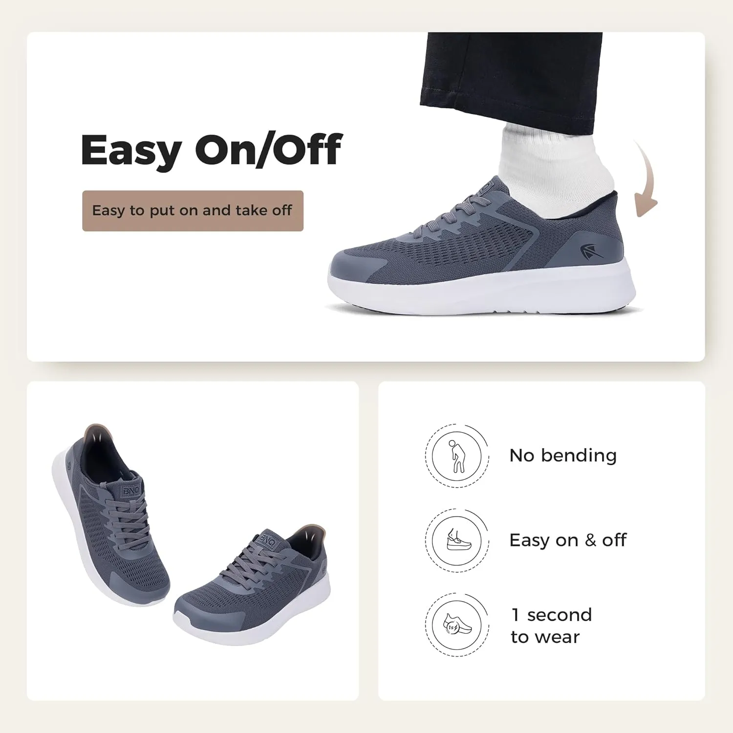 MEHOTO Men's Wide Walking Shoes | Tennis Minimalist Sneakers | Zero Drop Sole US 7-12