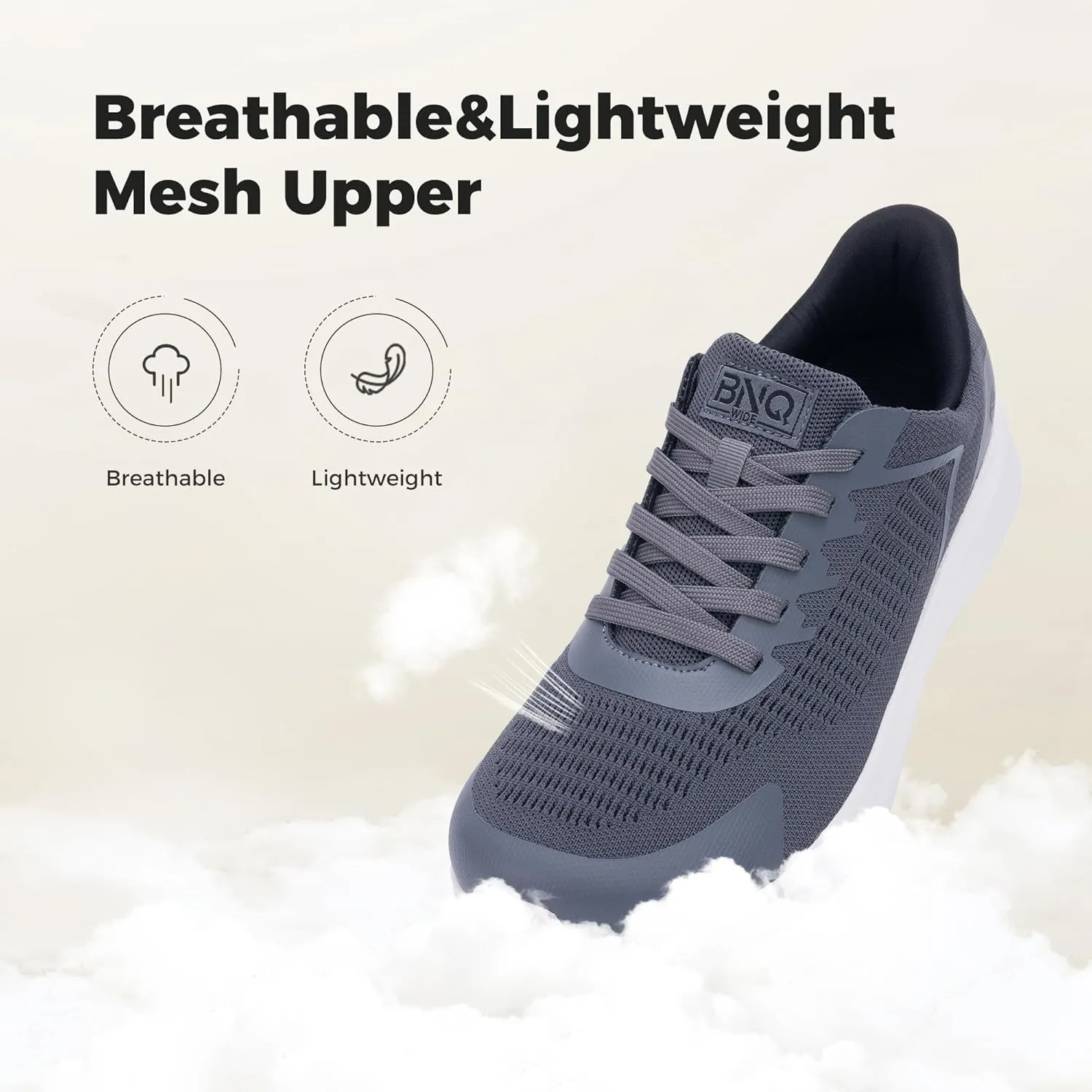 MEHOTO Men's Wide Walking Shoes | Tennis Minimalist Sneakers | Zero Drop Sole US 7-12