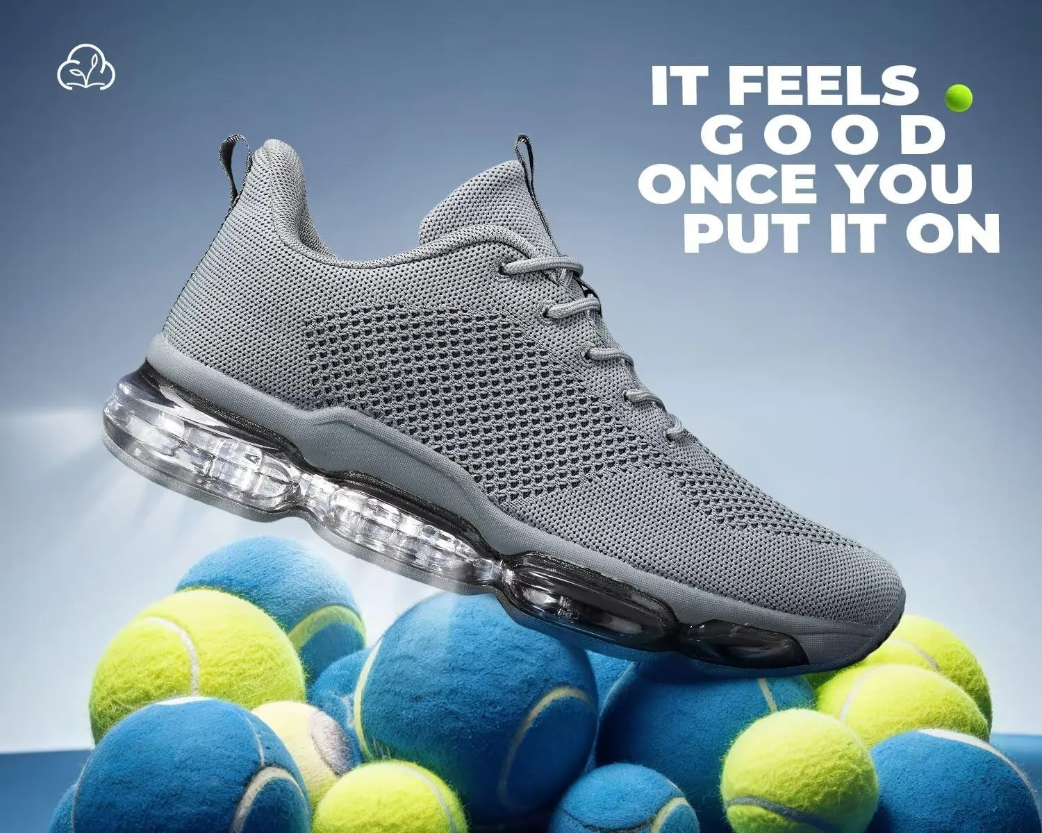 Men's Air Cushion Running Shoes Breathable Tennis Fashion Sneakers Non Slip Workout Casual Sport Gym Training Soft Sole Walking Shoes