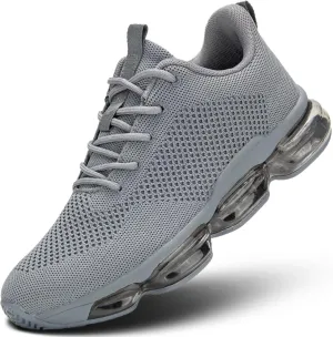 Men's Air Cushion Running Shoes Breathable Tennis Fashion Sneakers Non Slip Workout Casual Sport Gym Training Soft Sole Walking Shoes