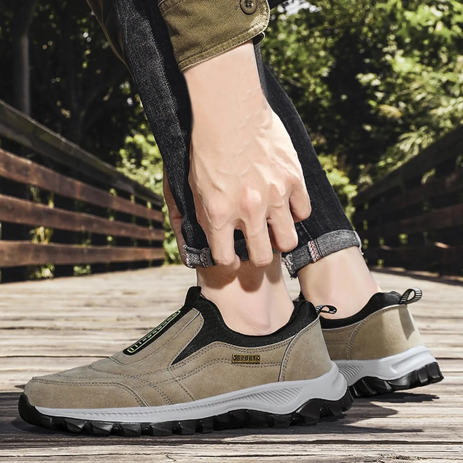 Mens Casual Shoes Men's Sneakers Sport Shoes for Men Outdoor Men's Athletic Slip-on Running Walking Shoes Sneaker