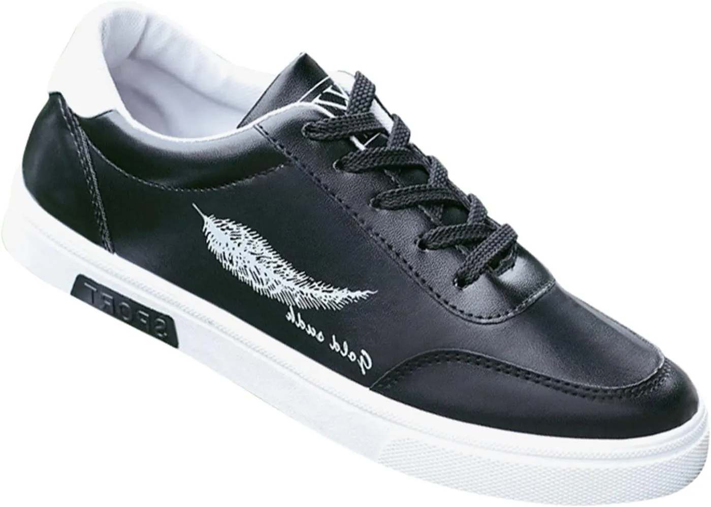 Mens Casual Sports Sneaker,Waterproof Non-Slip Flat Skate Shoes for Running Walking Hiking,Men's Fashion Shoes with Durable Sole Low Top Daily Work Shoe,Comfy Walking Footwear Men