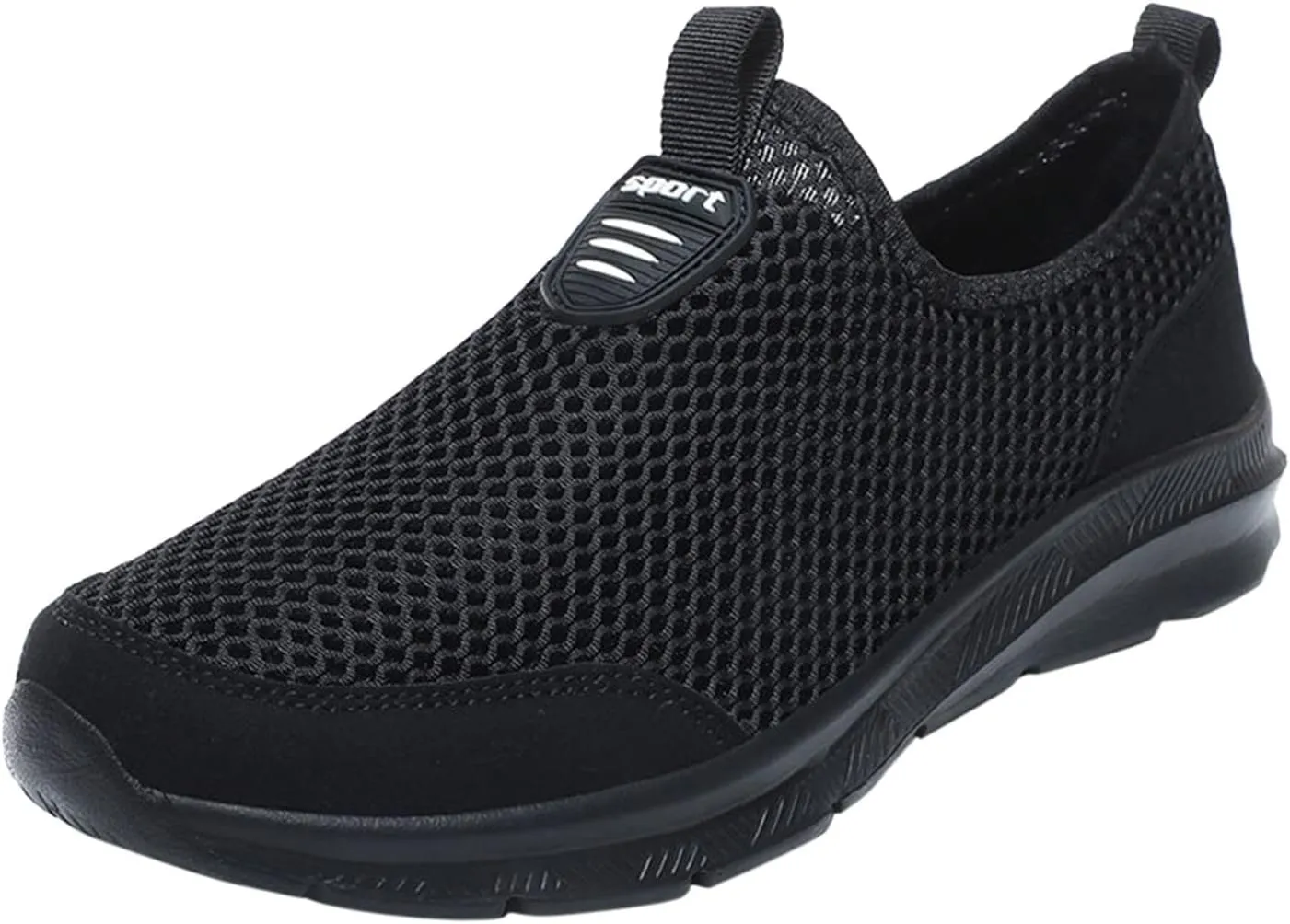 Men's Running Shoes Comfortable Lightweight Breathable Walking Shoes Mesh Workout Casual Sports Shoes