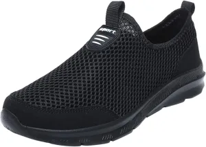 Men's Running Shoes Comfortable Lightweight Breathable Walking Shoes Mesh Workout Casual Sports Shoes