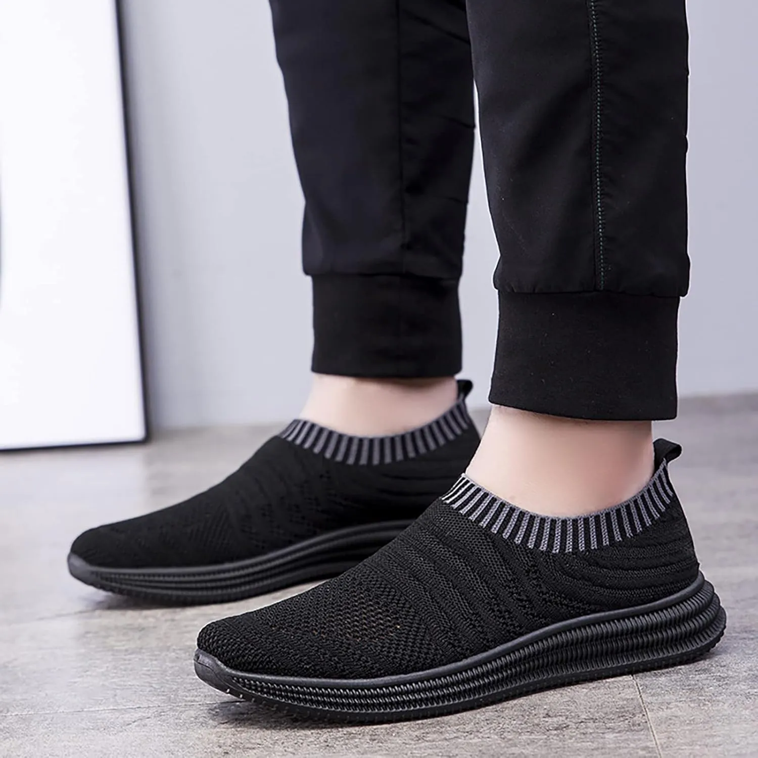Mens Slip on Shoes Men's Sneakers Shoe for Men Tennis Shoe for Men Running Trail Lightweight Sneaker