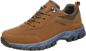 Men's Walking Shoes Non-Slip Orthopedic Shoes Waterproof Hiking Shoes Breathable Walking Shoes with Arch Support