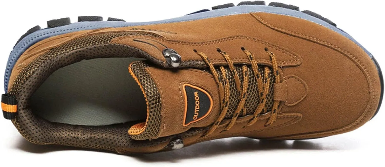 Men's Walking Shoes Non-Slip Orthopedic Shoes Waterproof Hiking Shoes Breathable Walking Shoes with Arch Support