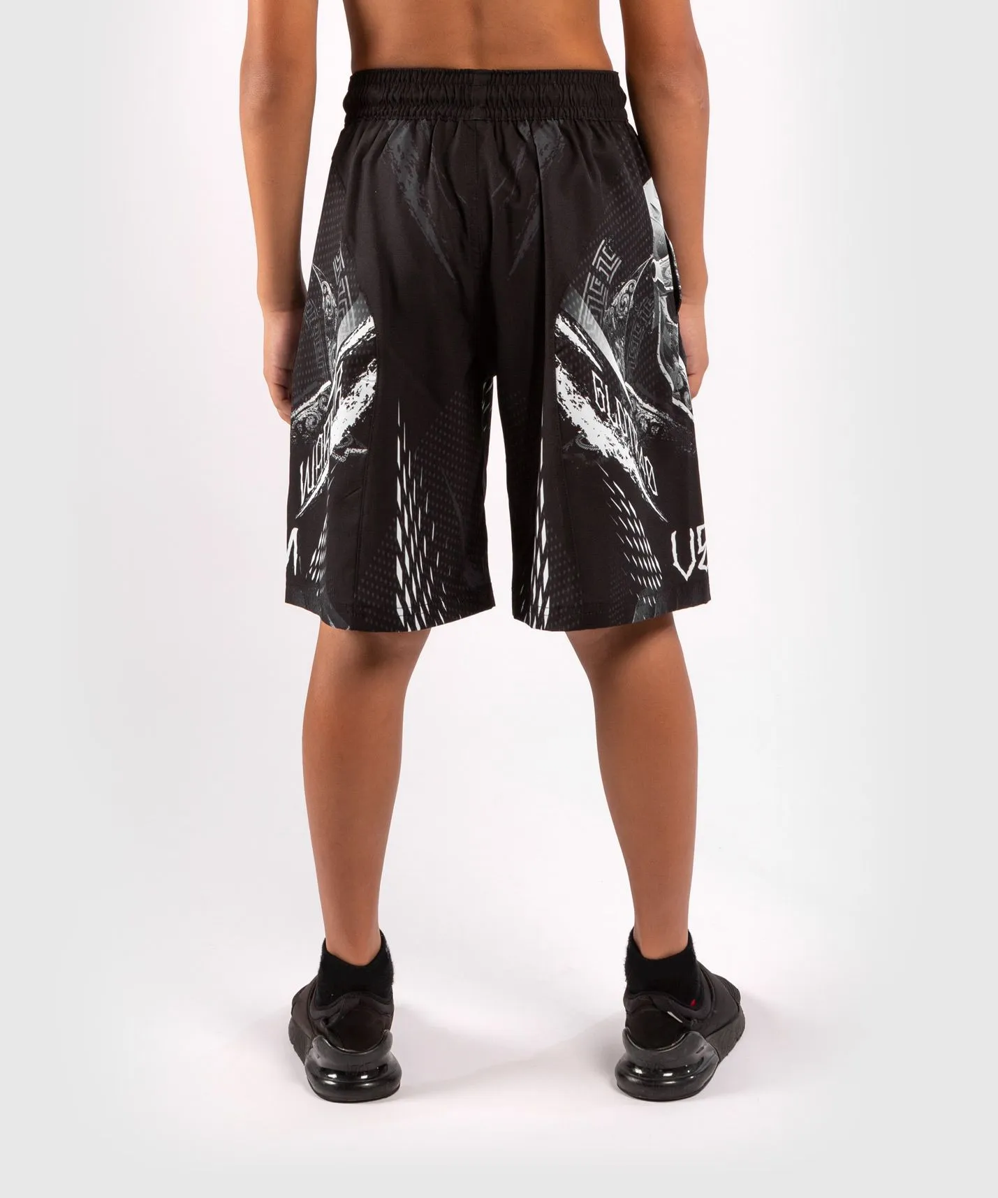 MMA Shorts - til brn - Venum - 'GLDTR 4.0' - Sort-Hvid
