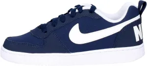 Nike Court Borough Low GS Trainers 839985 Sneakers Shoes (UK 5 US 5.5Y EU 38, Midnight Navy White 400)