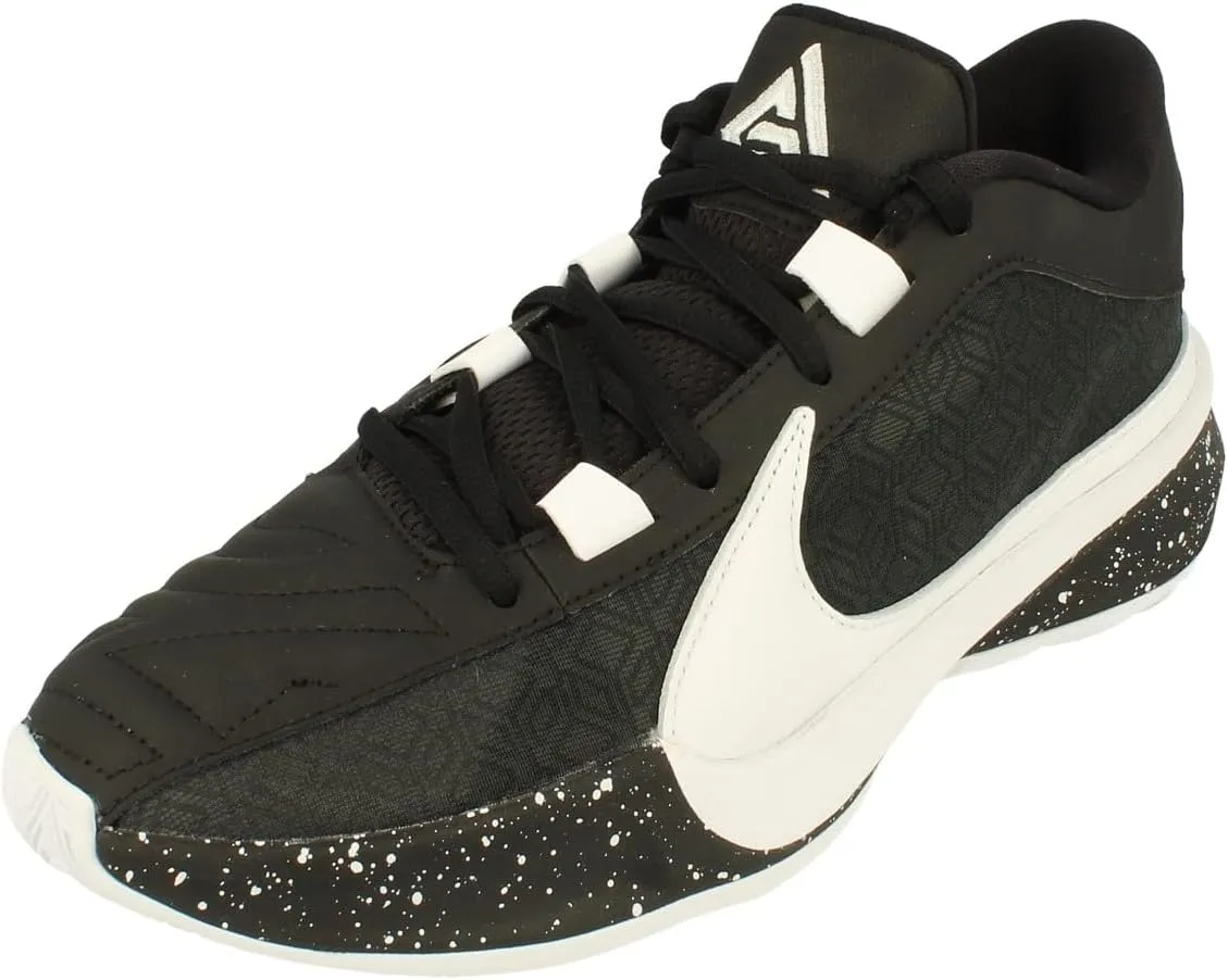 Nike Giannis Freak 5 Men's Basketball Shoes (DX4985-003, Black/Pure Platinum/White) Size 8.5