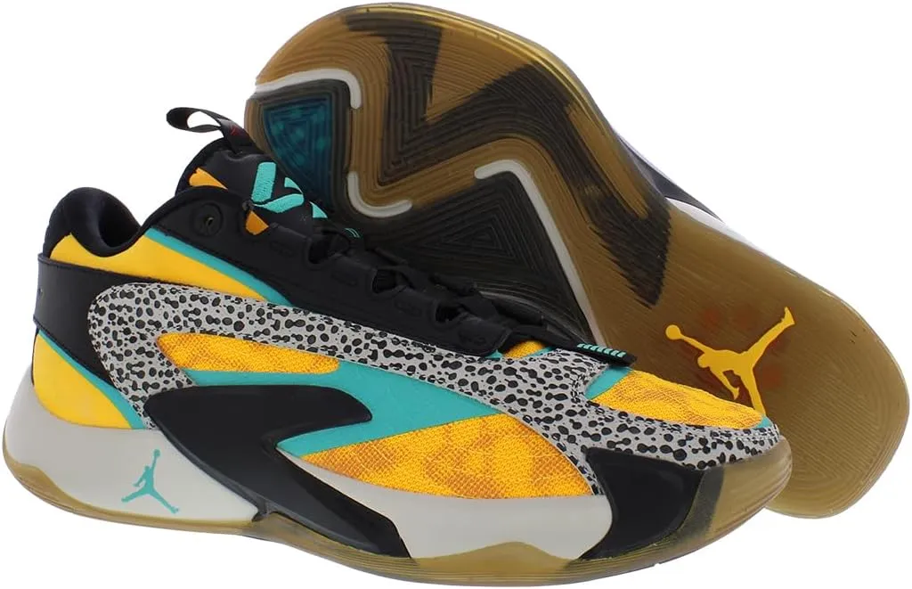 Nike Luka 2 "The Pitch Basketball Shoes (FQ9044-800, Laser Orange/Black/Light Orewood Brown/Hyper Jade)
