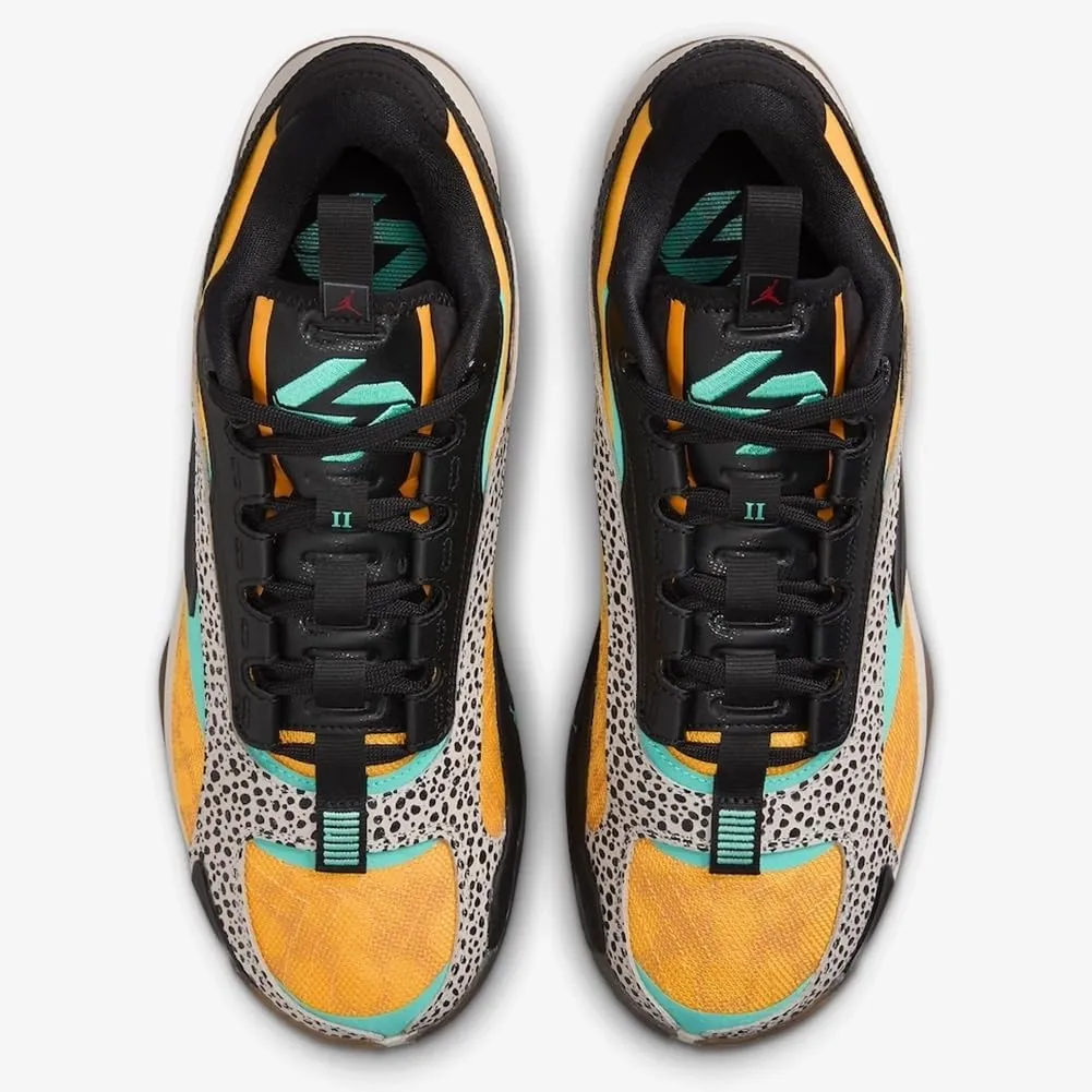 Nike Luka 2 "The Pitch Basketball Shoes (FQ9044-800, Laser Orange/Black/Light Orewood Brown/Hyper Jade)