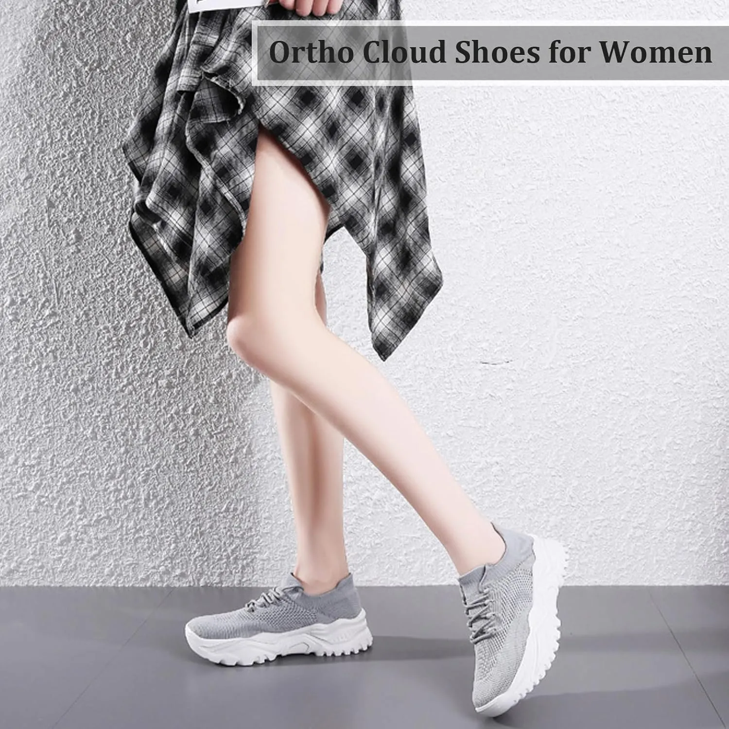 Nurse Babe Shoes, Ortho Cloud Shoes for Women, Nurse Babes Sneakers, Anti-Slip Slip-On Orthopedic Sneakers