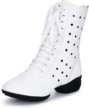 ONAIC Ballroom Dance Shoes for Womens Salsa Latin Wedding Party Shoes Non -Slip Comfortable Jazz Boots Platform