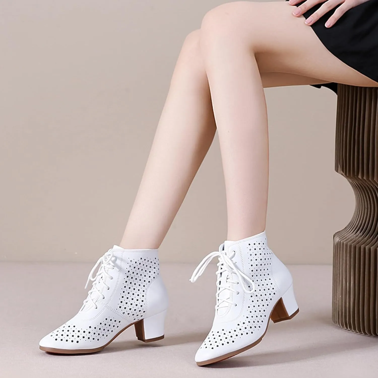 ONAIC Dance Shoes for Womens Latin Salsa Dancing Shoes Beginner Ballroom Dancing Shoes