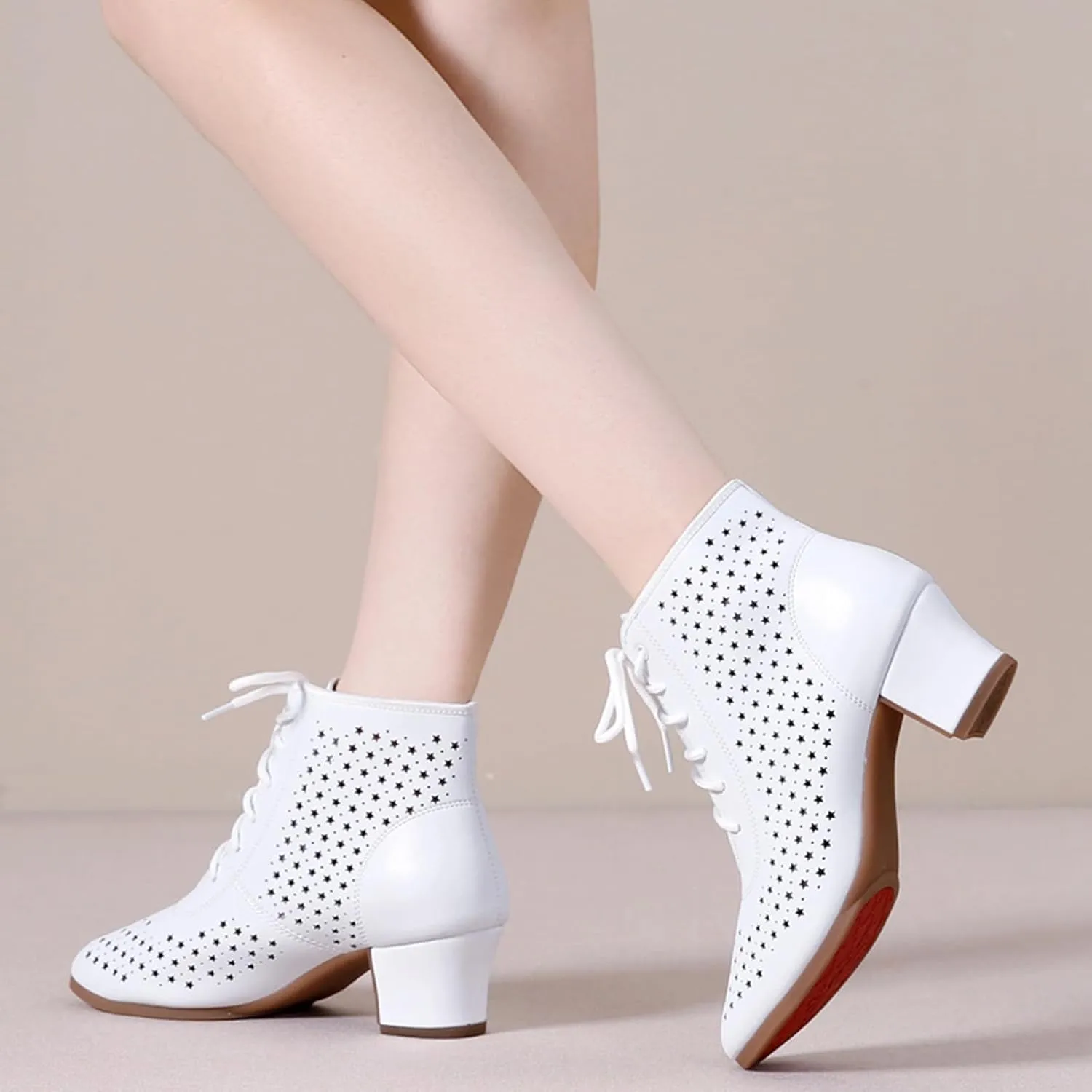 ONAIC Dance Shoes for Womens Latin Salsa Dancing Shoes Beginner Ballroom Dancing Shoes