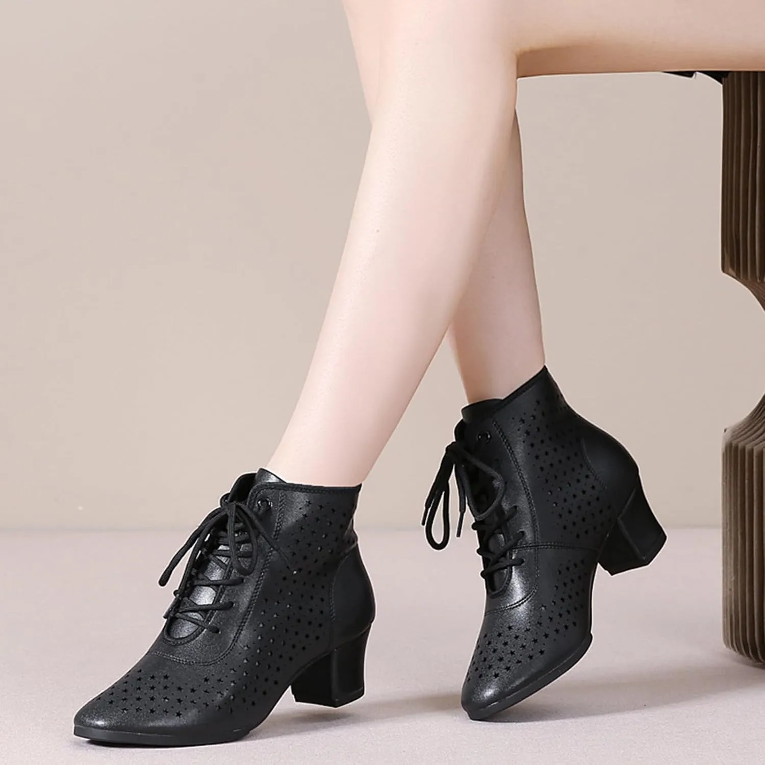 ONAIC Dance Shoes for Womens Latin Salsa Dancing Shoes Beginner Ballroom Dancing Shoes