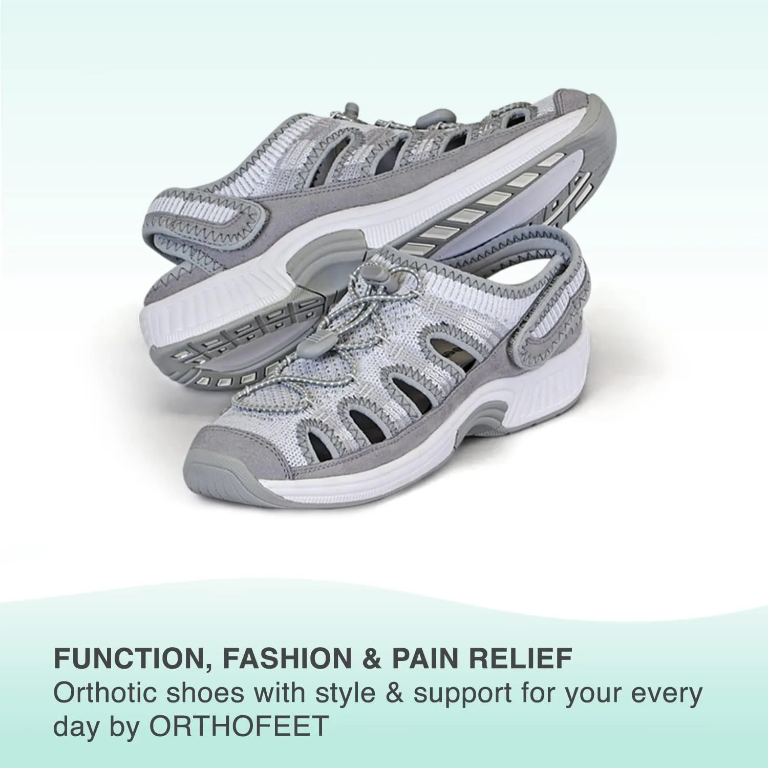 Orthofeet Women's Orthopedic Knit Laguna Sandals