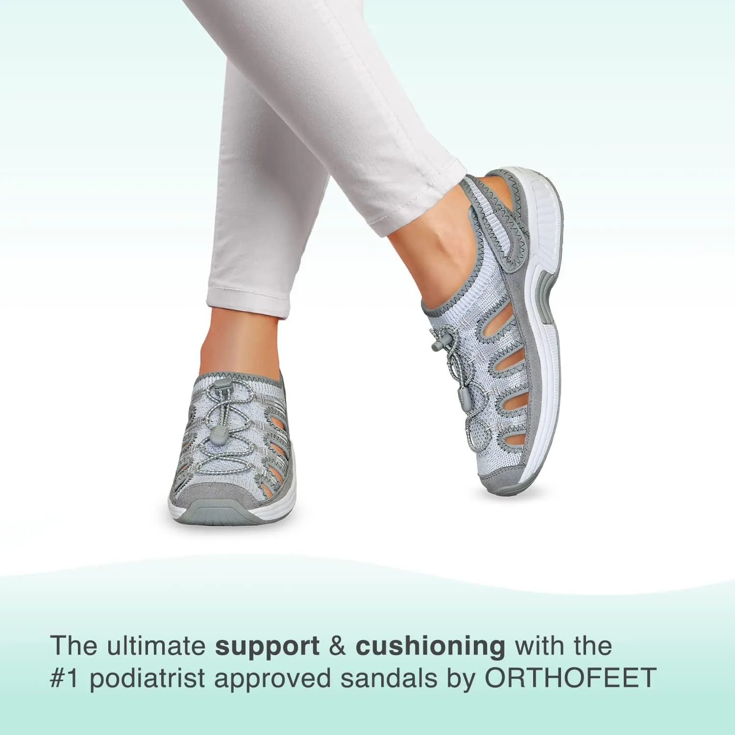 Orthofeet Women's Orthopedic Knit Laguna Sandals