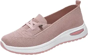 Orthopedic Shoes for Women with Arch Support Walking Shoes Breathable Non-Slip Sneakers Slip On Wide Width Shoes