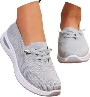 Orthopedic Shoes for Women, Womens Breathable Tennis Shoes Slip On Walking Sneakers Comfortable Mesh Non-Slip Shoes