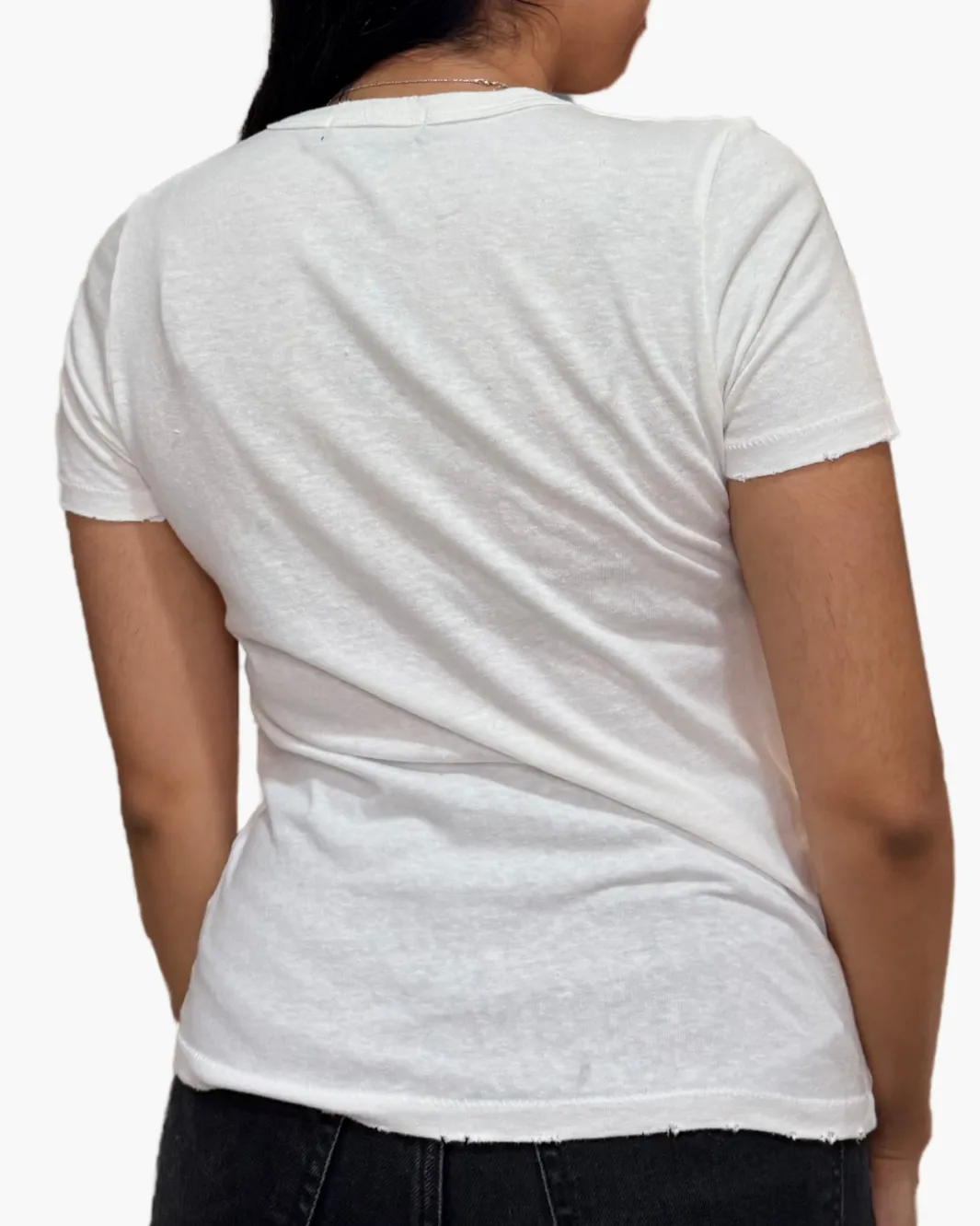 PARIS FRANCE TEE IN VINTAGE WHITE