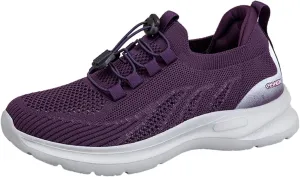 Plantar Fasciitis Shoes Women Non Slip Women's Hiking Shoes Wide Toe Box Walking Shoes Women Arch Support Slip On Sneakers Wide Toe Box Gym Shoes Women Black Comfy Shoes Women Work