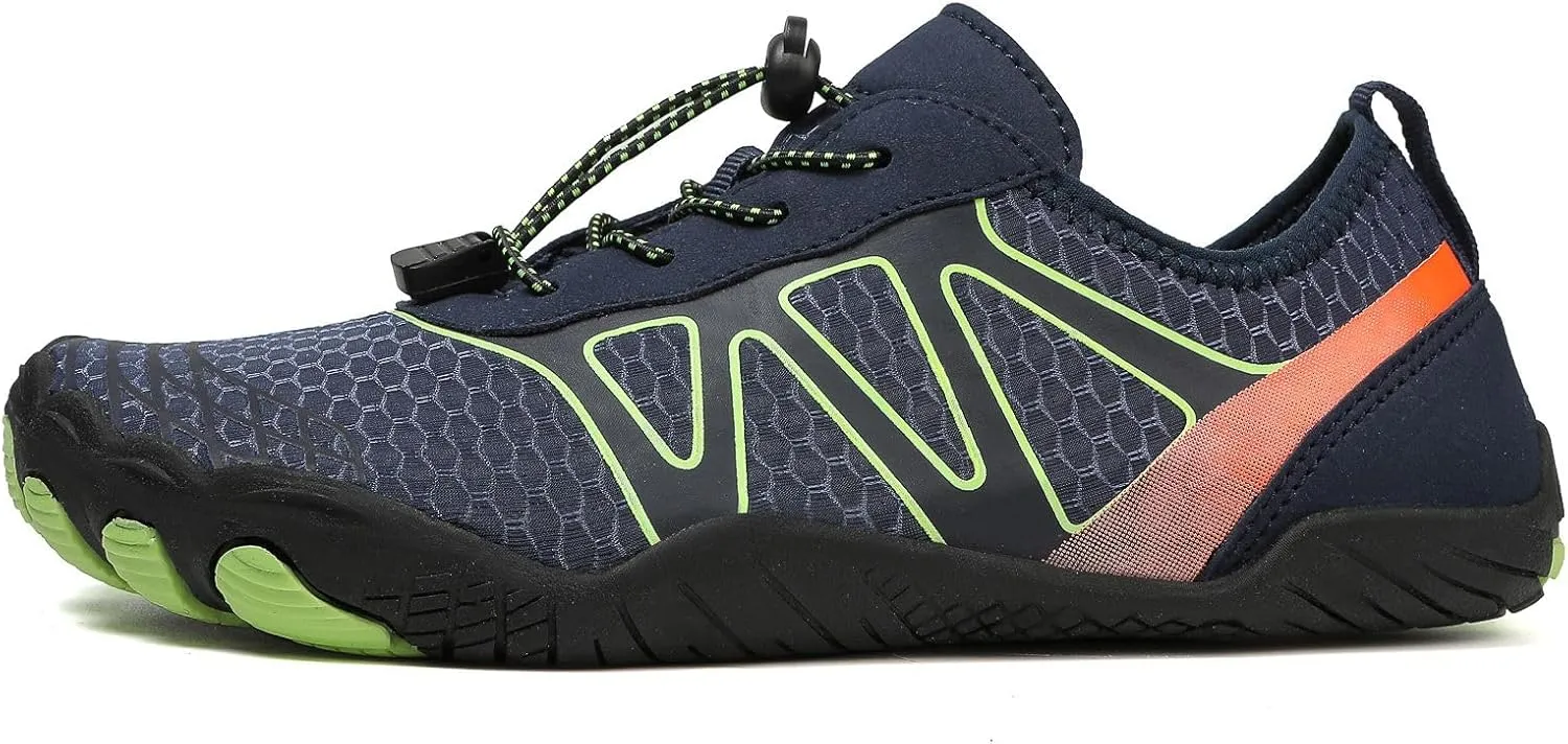 Pro Barefoot Shoes for Women Men Hike Wide Toe Box Footwear Sneakers Walking Athletic Sport Riding Gym Workout Shoe Outdoor Non-Slip Lightweight Qick Dry Breathable Unisex Healthy Trail Water