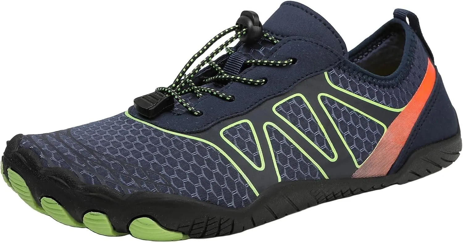 Pro Barefoot Shoes for Women Men Hike Wide Toe Box Footwear Sneakers Walking Athletic Sport Riding Gym Workout Shoe Outdoor Non-Slip Lightweight Qick Dry Breathable Unisex Healthy Trail Water