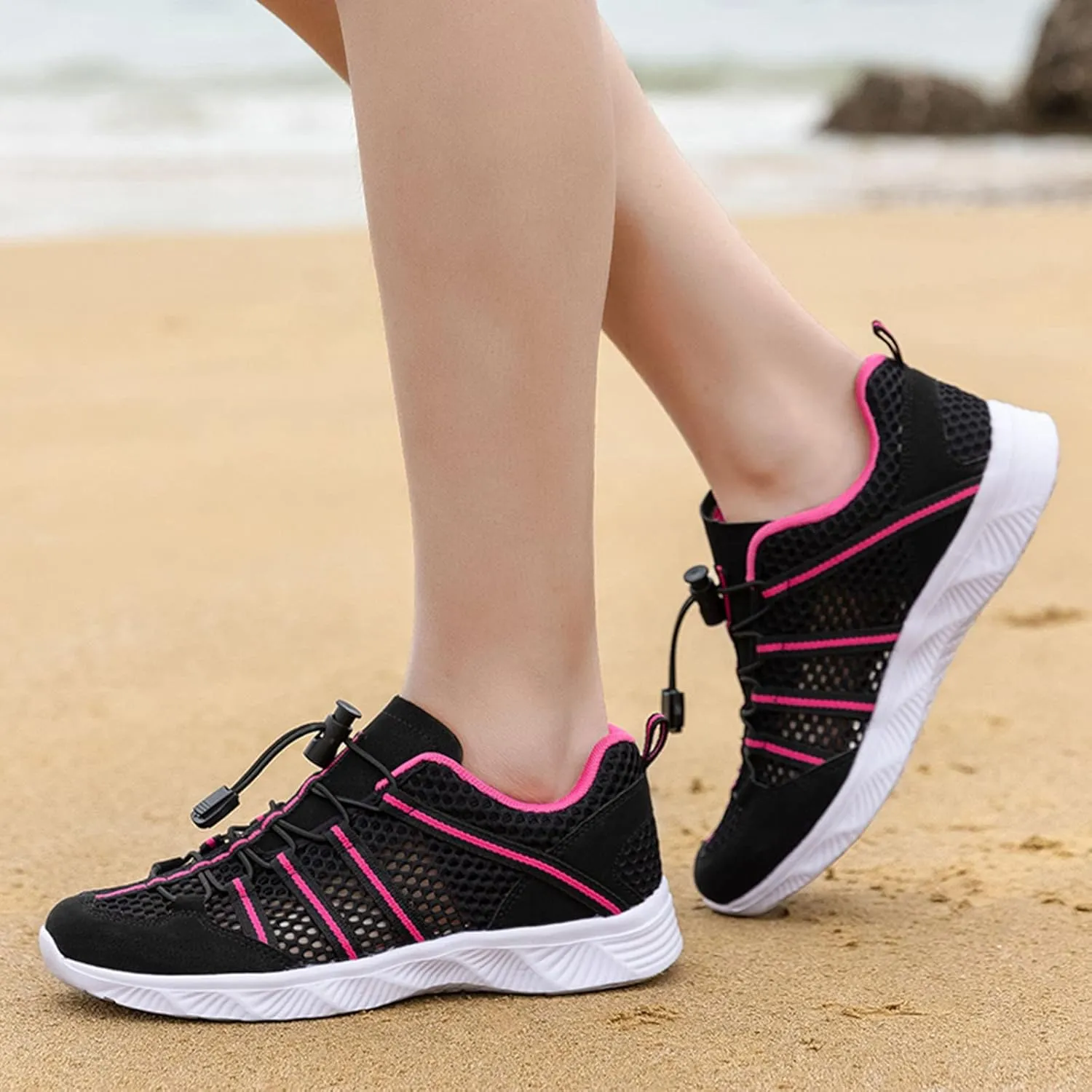Quick Dry Water Shoes for Women Men Barefoot Beach Swim Pool Aqua Socks Non Slip Outdoor Sports Hiking Surfing Yoga Exercise Shoes