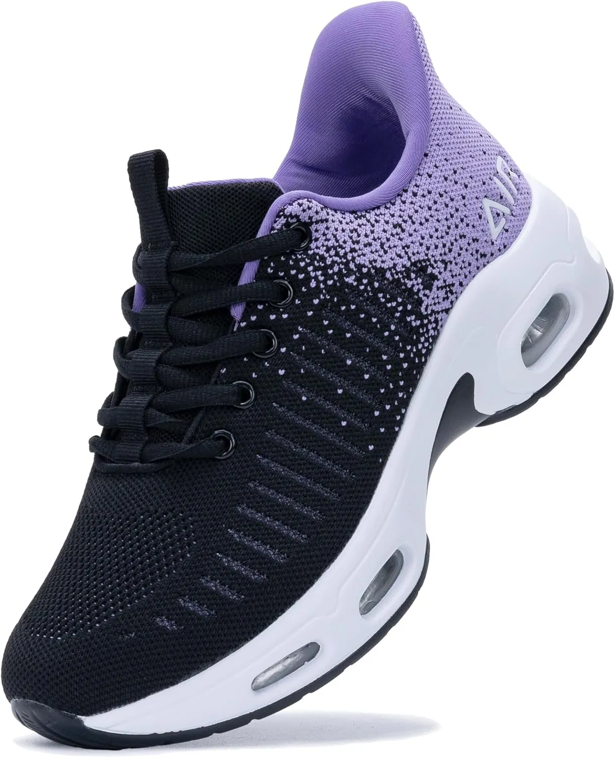 Quseek Women's Slip on Walking Shoes Comfortable Air Running Tennis Shoes Athletic Gym Workout Jogging Fashion Sneakers US 6-11