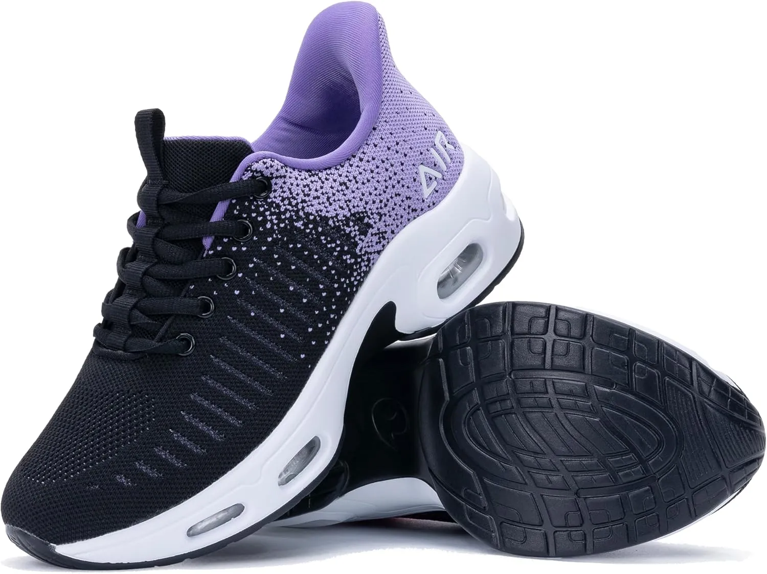 Quseek Women's Slip on Walking Shoes Comfortable Air Running Tennis Shoes Athletic Gym Workout Jogging Fashion Sneakers US 6-11