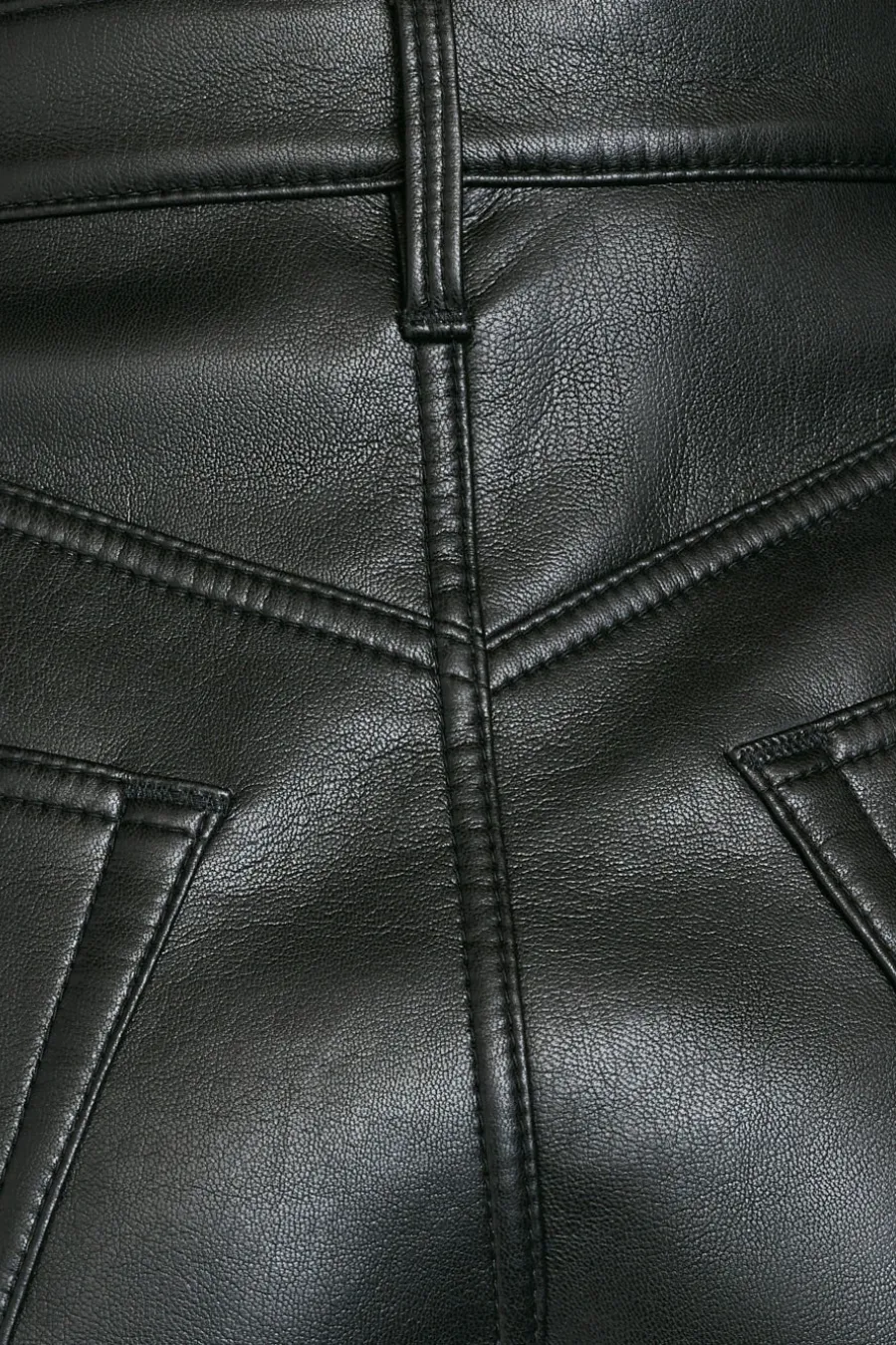 Recycled Leather Le Super High Short Noir