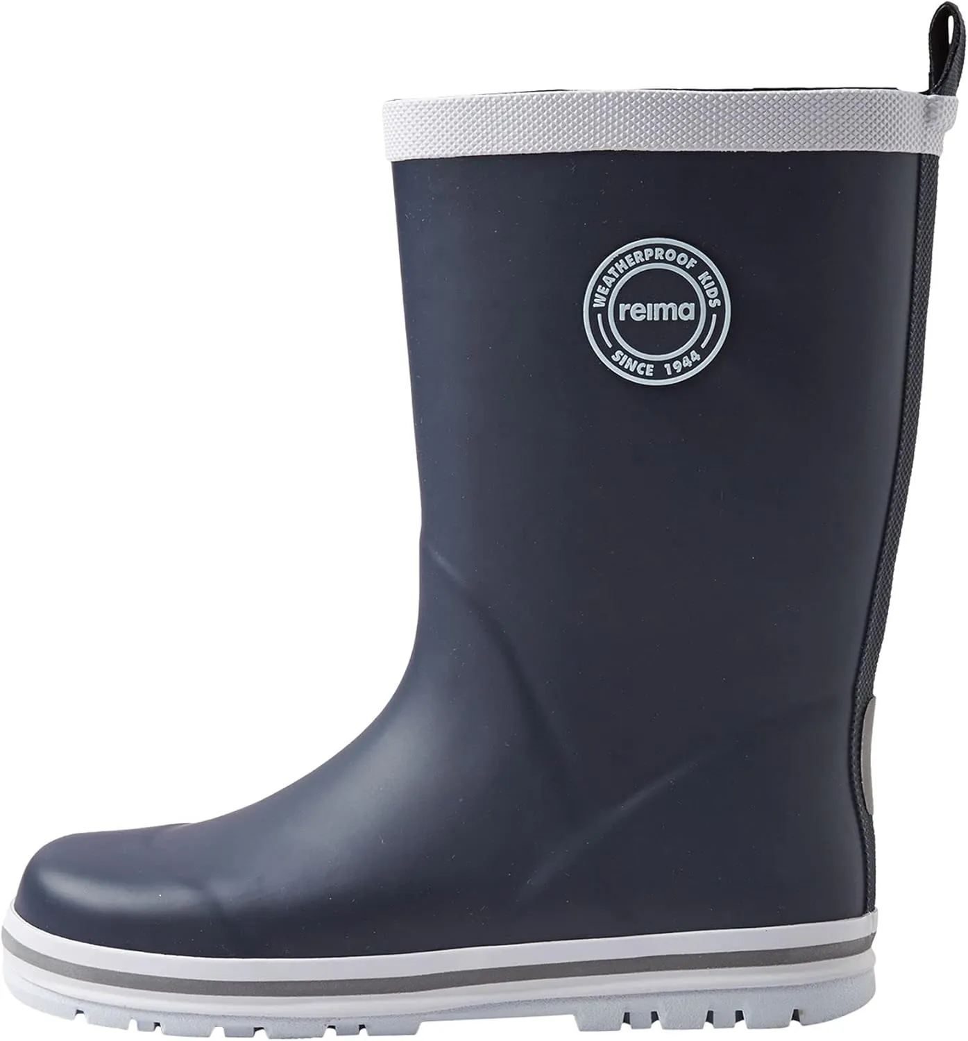Reima Taika Kids Waterproof Outdoor Rain Boots for Girls & Boys, Navy Blue, 1 Little Kid