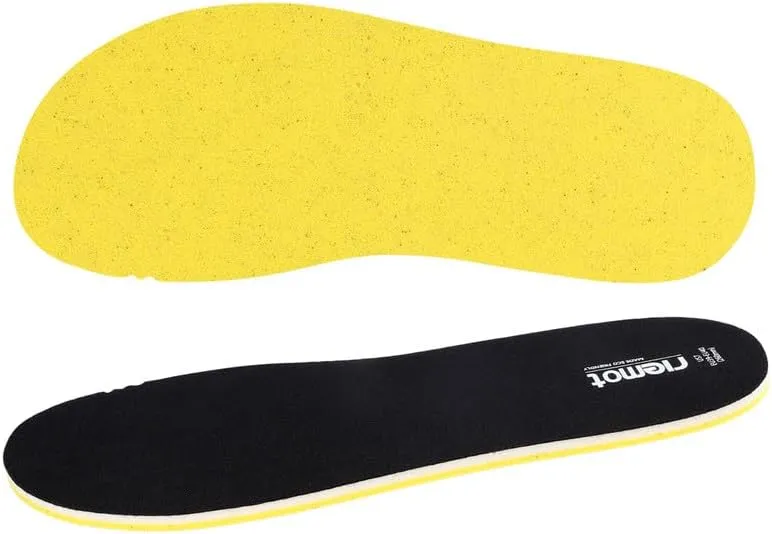 riemot 2 Pairs Memory Foam Insoles for Crocs Clogs,Wide Thin Replacement Inserts for Garden Shoes Nurse Shoe,Removable Washable Comfortable Sole Inserts for Women/Men Black 9