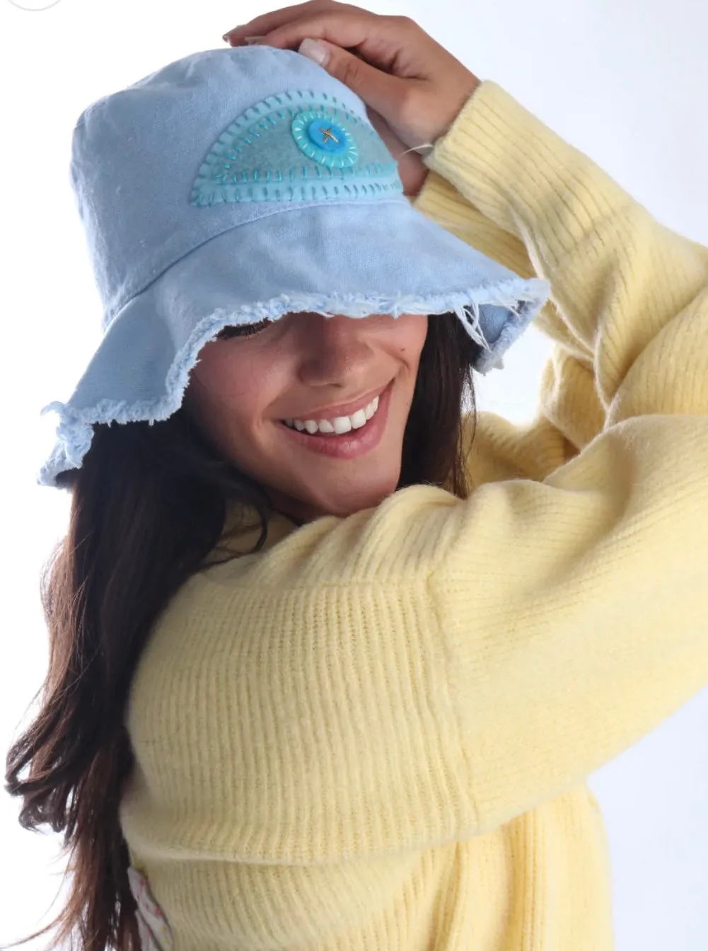 Romibasha evil eye bucket hats