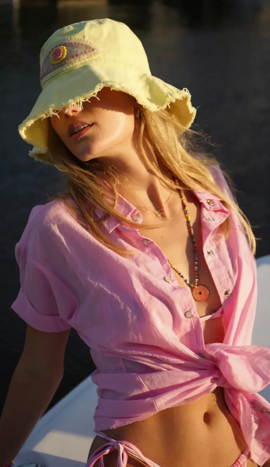 Romibasha evil eye bucket hats