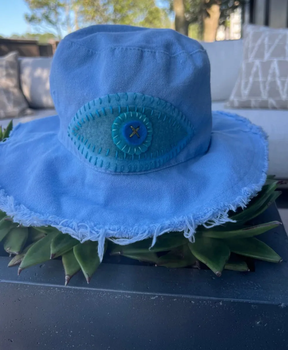 Romibasha evil eye bucket hats